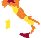 Coronavirus: Bolzano, Lombardia e Sicilia vanno in area rossa